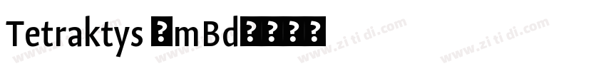 Tetraktys SmBd字体转换